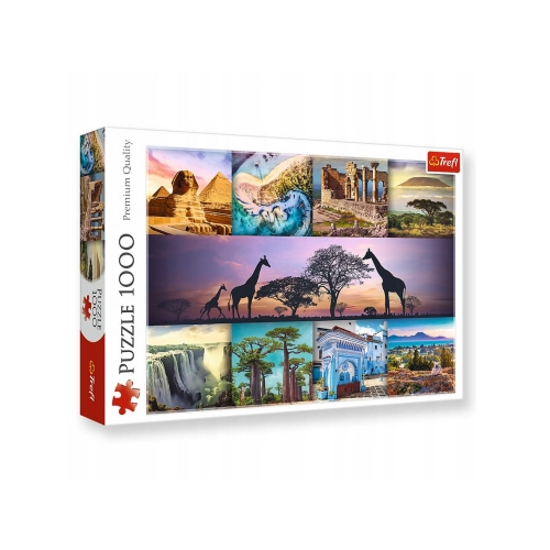 Puzzle 1000 el. Kolaż - Afryka Trefl 10792